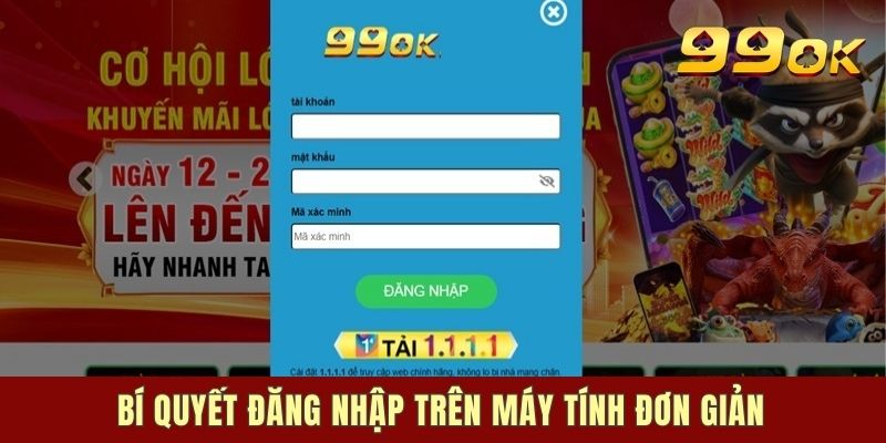 Lưu ý khi đăng nhập 99OK