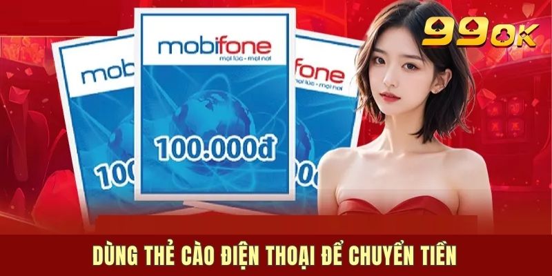 Ứng dụng thẻ cào khi nạp tiền
